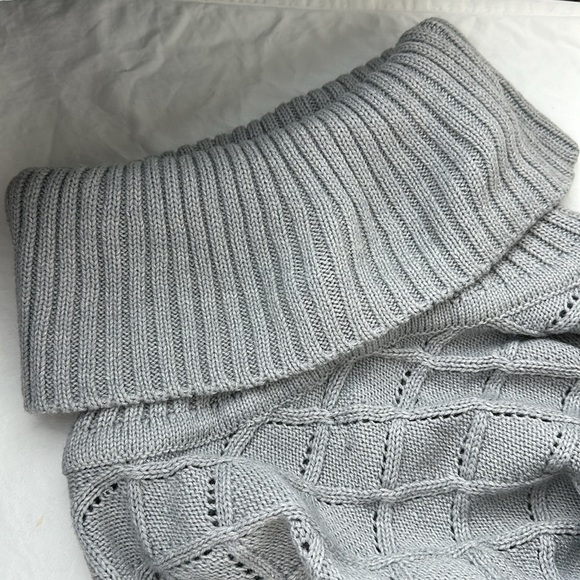 Madison 88 Cowl Neck Poncho Knit Sweater - Picture 9 of 10